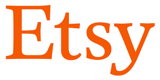 Etsy logo linking to Angela Moffat's artist shop for unique prints and artwork